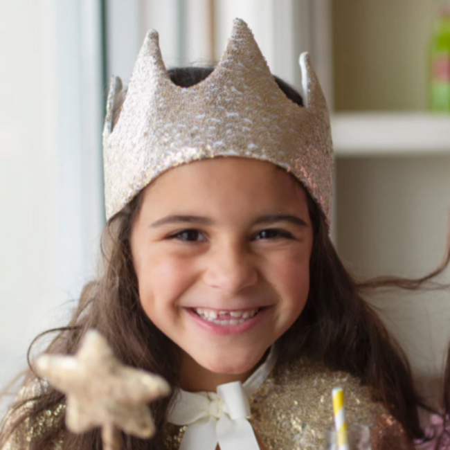 Great Pretenders Gracious Gold Sequins Crown