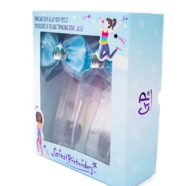 Great Pretenders Dancing Diva Blue High Heels, O/S