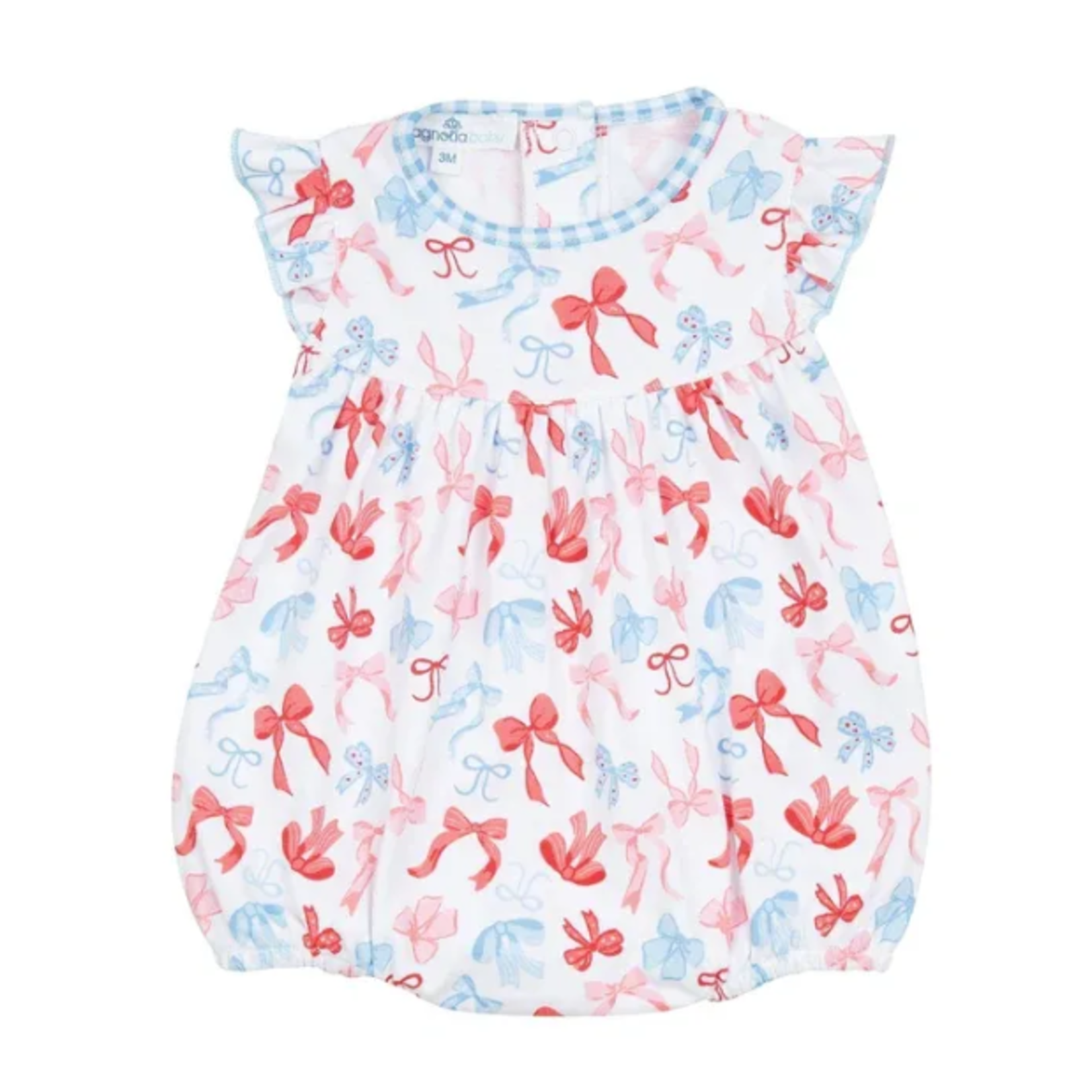 Magnolia Baby Star Spangled Darling Red Flutters Bubble