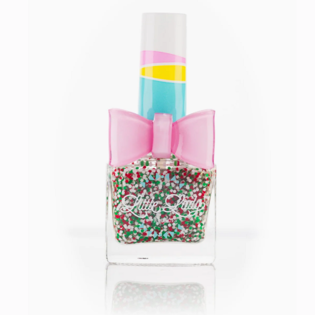 Little Lady Products Peppermint Sprinkles Nail Polish & Bow Ring