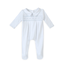 Magnolia Baby Landon's Classics Smocked Footie - Light Blue