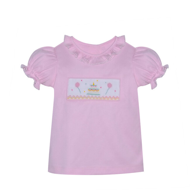Remember Nguyen Emma Pink Blouse - Smocked Birthday