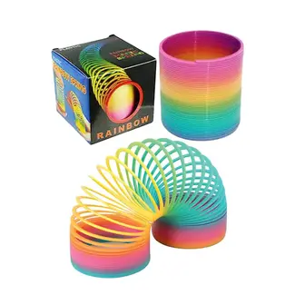 Cap Zone Rainbow Slinky Toy