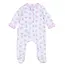 Magnolia Baby Santa Baby Print Ruffle Footie - Pink