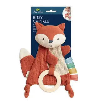 Itzy Ritzy Bitzy Crinkle Sensory Toy with Teether | Fox