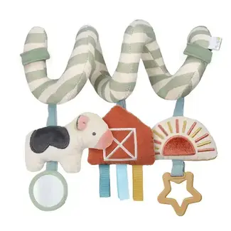 Itzy Ritzy Itzy Bitzy Spiral Car Seat Activity Toy | Farm