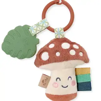 Itzy Ritzy Itzy Pal Plush + Teether | Mushroom