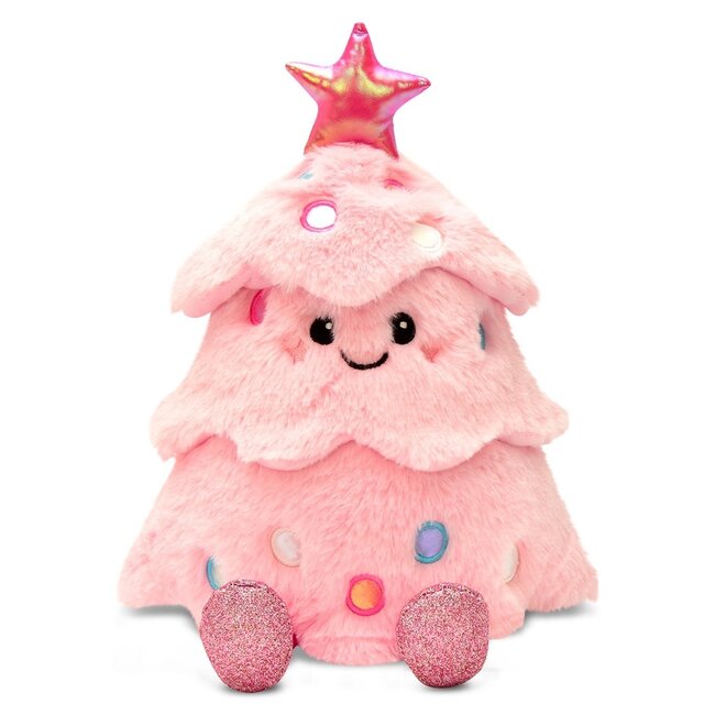 iScream Glitter Pink Christmas Tree Plush