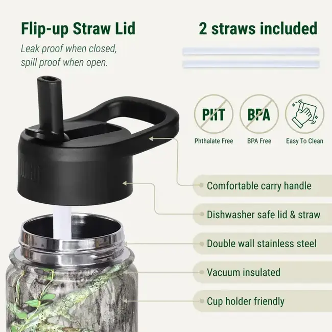 Mossy Oak Obsession 22 oz. Stainless Steel Bottle