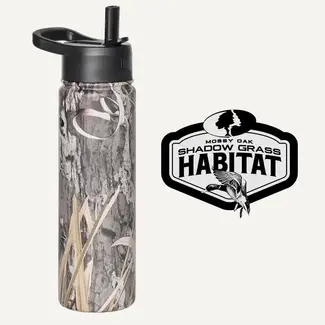 Mossy Oak Shadow Grass Habitat 22 oz. Stainless Steel Bottle
