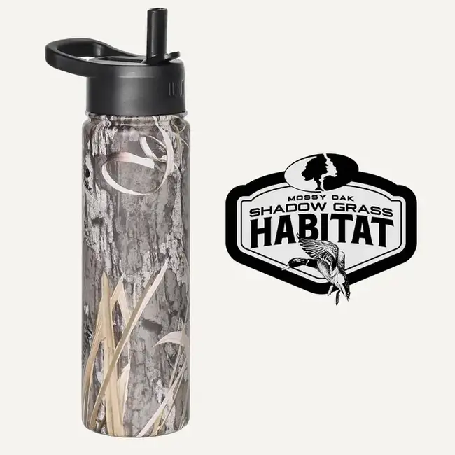 Mossy Oak Shadow Grass Habitat 22 oz. Stainless Steel Bottle