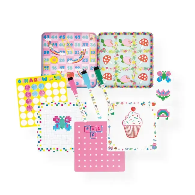 Floss and Rock Magnetic Fun & Games Tin  |  Rainbow Fairy