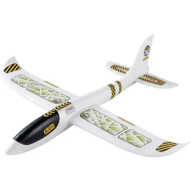 HABA USA Terra Kids 19" Hand Glider | Outdoor Foam Airplane Toy