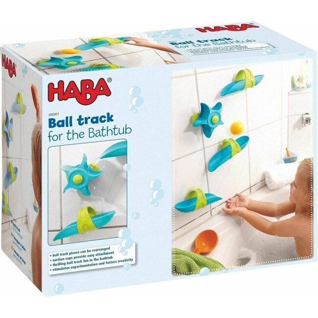 HABA USA Bathtub Ball Track Set | Water Play Stem Toy