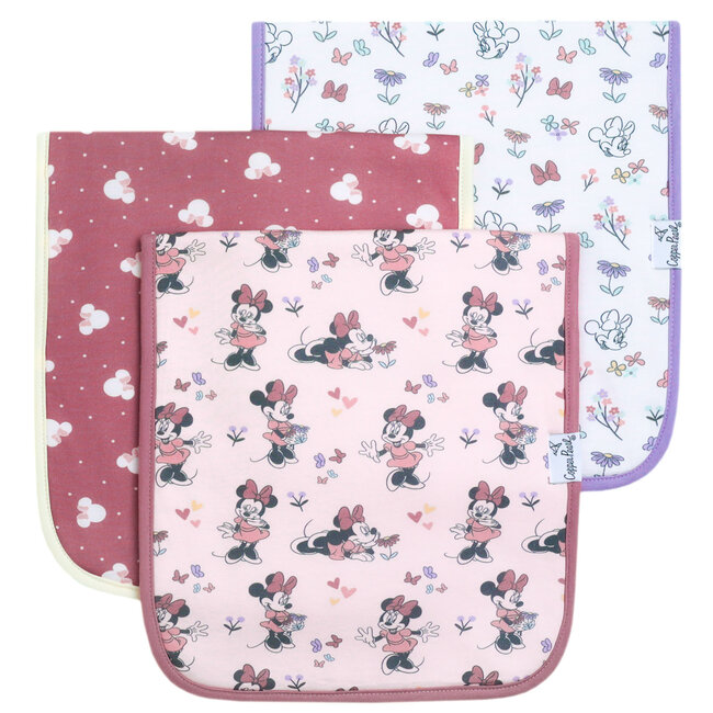 Copper Pearl Minnie Mouse Burp Cloth Set (3-Pack)