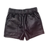 Emma Jean Faux Leather Shorts - Black