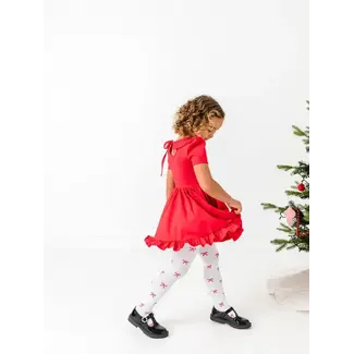 Little Stocking Co. Bow Knit Tights