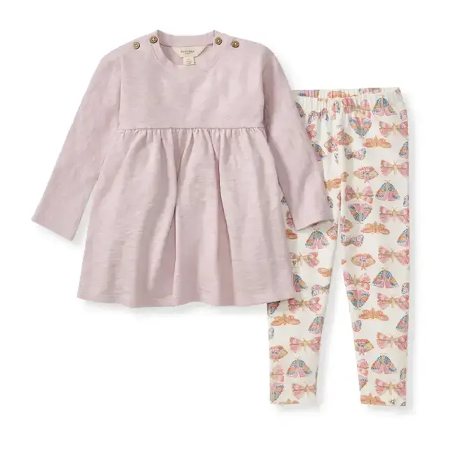 Burt's Bees Baby Chunky Slub Toddler Tunic Set