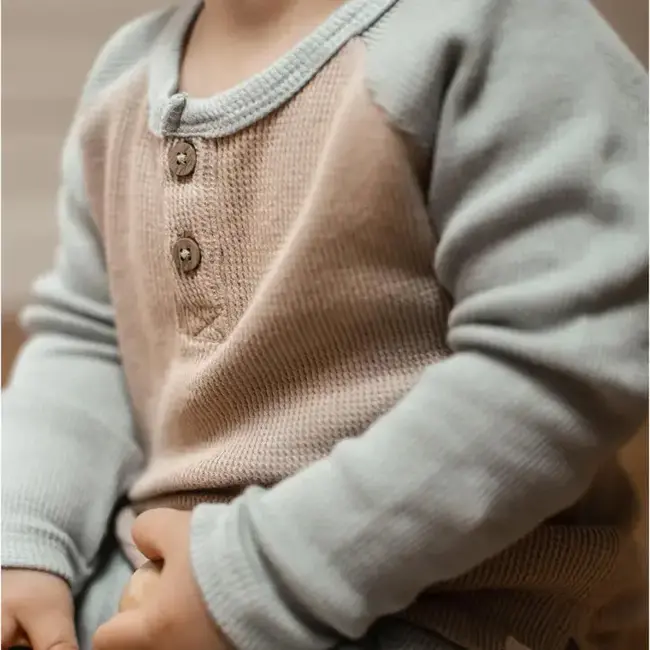 Burt's Bees Baby Organic Thermal Boy Tee & Pants Set