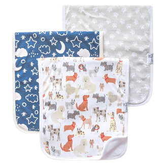 Copper Pearl Rufus Burp Cloth Set (3-Pack)