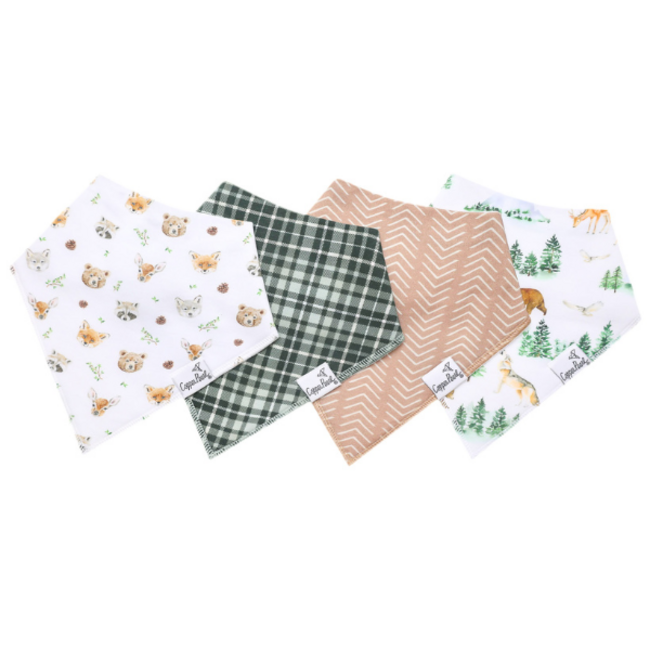 Copper Pearl Wilder Bandana Bib Set (4-Pack)
