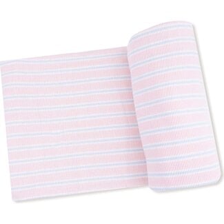 Angel Dear Multi Stripe Pink - Swaddle Blanket 45 x 45