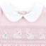 Magnolia Baby Bunny Love Classics Pink Smocked Collared S/S Girl Bubble