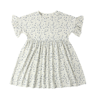 Rylee + Cru BABYDOLL DRESS || BLUE DITSY