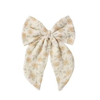 Rylee + Cru OVERSIZED BOW || YELLOW FLORAL