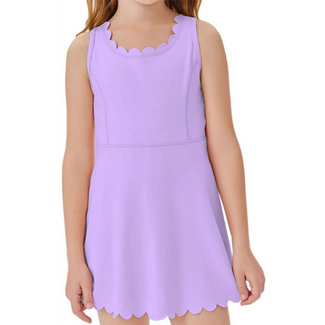 Azarhia Scallop Dress | Lavender