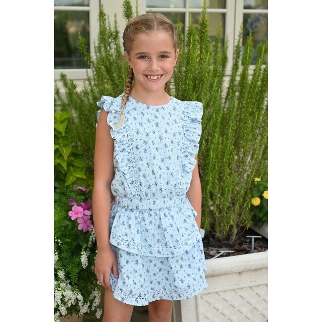 Pleat Collection Parker Skort | Boho Blooms