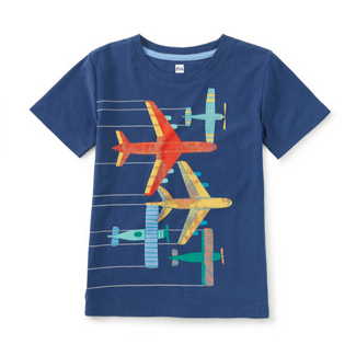 Tea Collection Vuela Alto Tee | Naval Blue