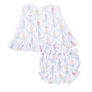 Angel Dear Ribbon Bouquets | Ruffle Back Top and Bloomer