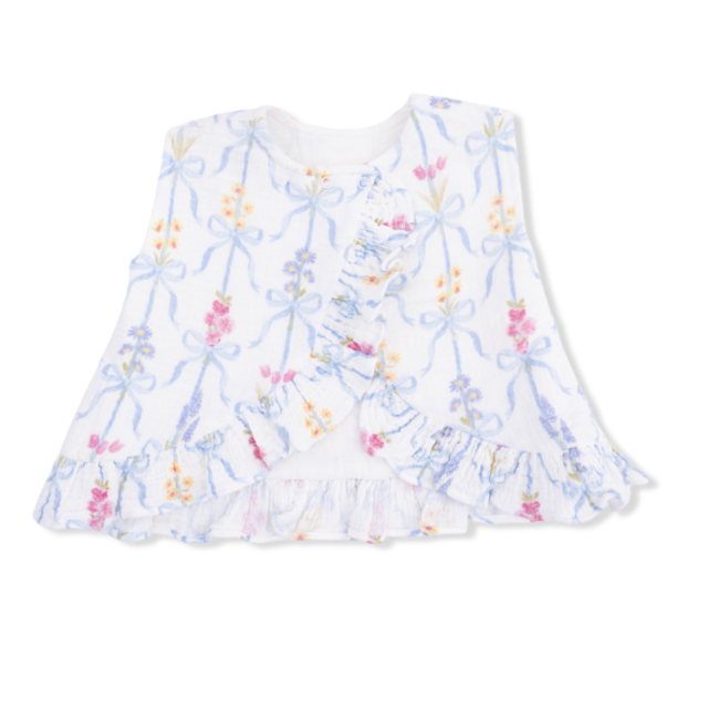 Angel Dear Ribbon Bouquets | Ruffle Back Top and Bloomer