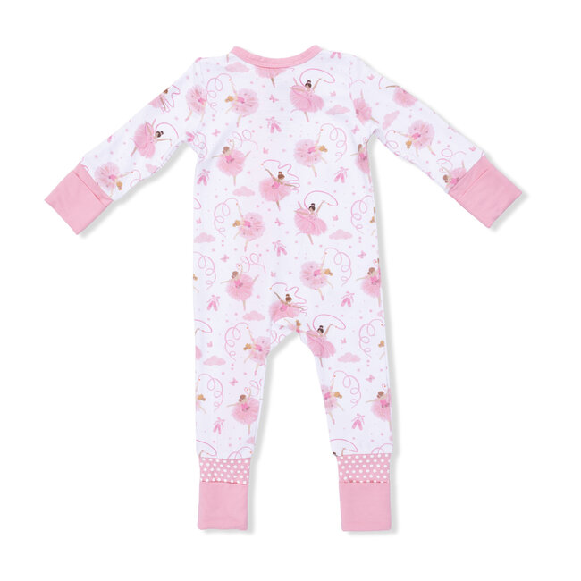 Angel Dear Ribbon Ballerinas | Convertible Romper