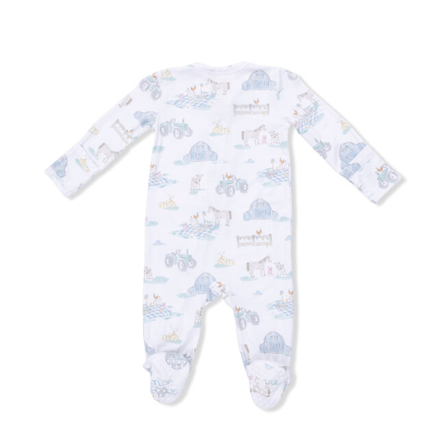 Angel Dear Farm Animal Party | 2-Way Zipper Footie