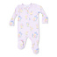 Angel Dear Vintage Spring Ducklings Pink | 2-Way Zipper Footie