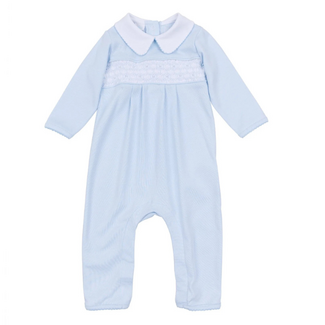 Magnolia Baby Walker Classic Smocked Collared Playsuit
