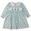 Three Sisters Christmas Tree Smocked Dress
