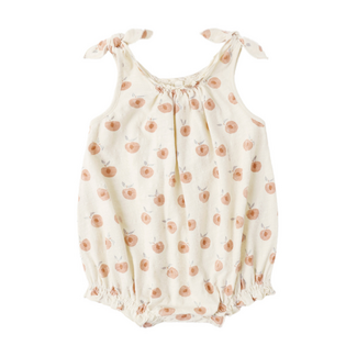 Rylee + Cru SHOULDER TIE BUBBLE PEACHES