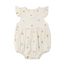 Rylee + Cru AMELIA ROMPER EMBROIDERED DAISIES