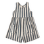 Rylee + Cru DANI ROMPER NAVY STRIPE