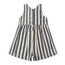 Rylee + Cru DANI ROMPER NAVY STRIPE