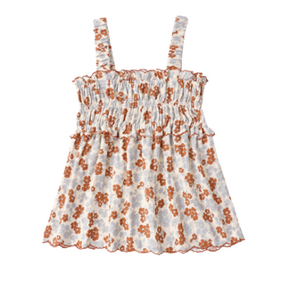 Rylee + Cru SMOCKED TANK AMERICANA FLORAL