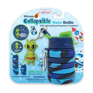 Hot Focus Camo Collapsible Water Bottle (16 fl.oz.)
