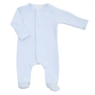 Magnolia Baby Essentials Solid Blue Footie