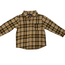 Emma Jean Flannel Shirt - Tan Plaid