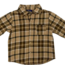 Emma Jean Flannel Shirt - Tan Plaid