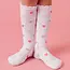 Little Stocking Co. Darling Hearts Scalloped Knee High Socks