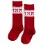 Little Stocking Co. Valentine's Bow Scalloped Knee High Socks